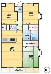 グランコート鈴の宮の物件間取画像